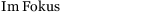 Im Fokus